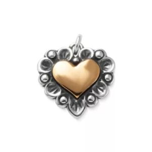 Love in Bloom Charm in Sterling Silver and Bronze