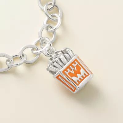 Enamel Whataburger French Fries Charm in Sterling Silver - Image 3