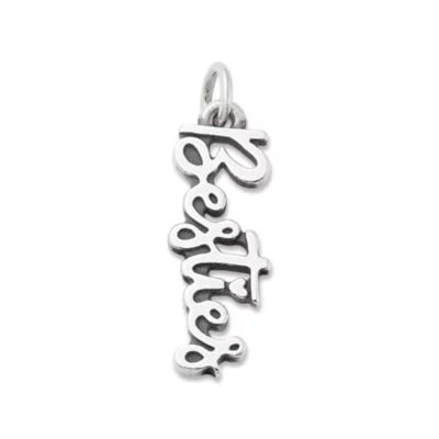 "Besties" Charm in Sterling Silver