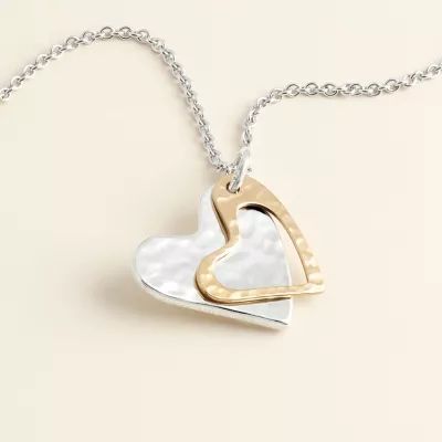 Fearless Hearts Charm in Sterling Silver and Bronze - Image 2
