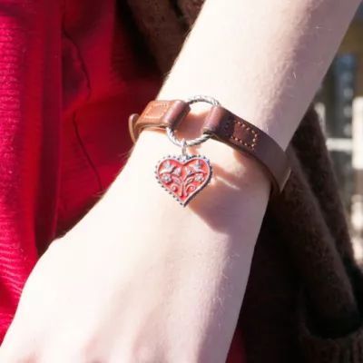 Enamel Hearts in Bloom Charm in Sterling Silver - Image 4