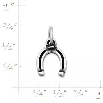 Horseshoe Charm in Sterling Silver - Image 3