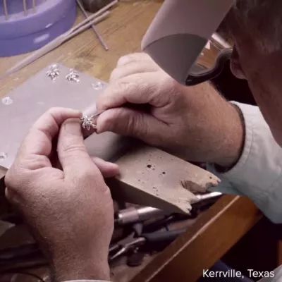 Tropical Palm Tree Charm in Sterling Silver and Bronze - Image 7