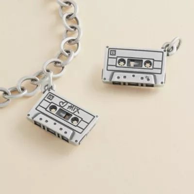 Mix Tape Charm in Sterling Silver - Image 3