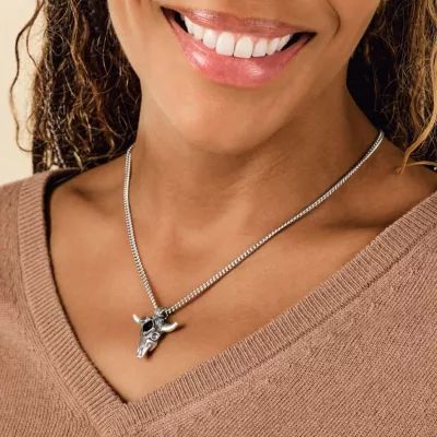 Desert Rose Gemstone Pendant in Sterling Silver - Image 4