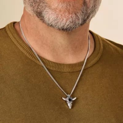 Desert Rose Gemstone Pendant in Sterling Silver - Image 5