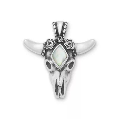 Desert Rose Gemstone Pendant in Sterling Silver