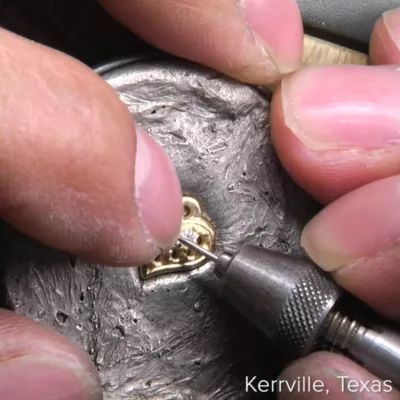 Delicate Pave Diamond Heart Pendant in 14K Yellow Gold - Image 7