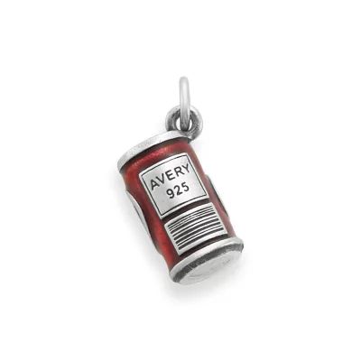 Enamel "Dr Pepper" Charm in Sterling Silver - Image 2