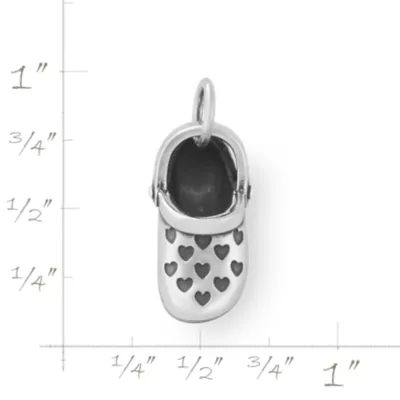 Love My Clogs Charm in Sterling Silver - Image 5