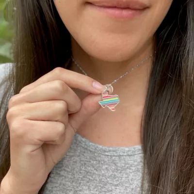 Enamel Texas Serape Charm in Sterling Silver - Image 3