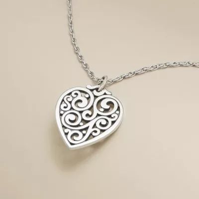 Sorrento Heart Pendant in Sterling Silver - Image 2