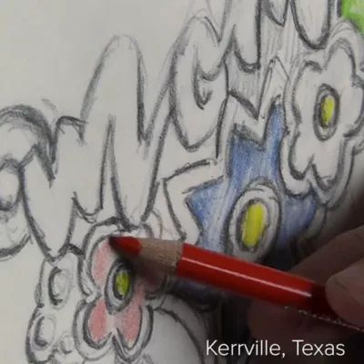 Floral Enamel Mom Charm in Sterling Silver - Image 5