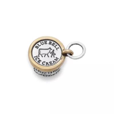 Blue Bell Ice Cream Charm in Sterling Silver and Bronze - Image 2