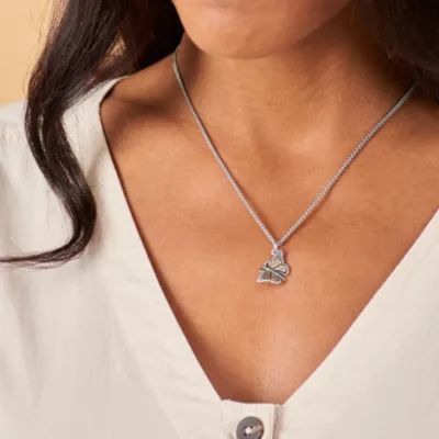 Monarch Butterfly Charm in Sterling Silver and Bronze - Image 5