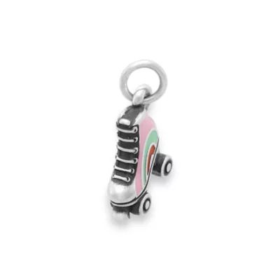 Enamel Roller Skate Charm in Sterling Silver - Image 2