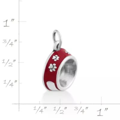 Enamel Pet Bowl Charm in Sterling Silver - Image 6