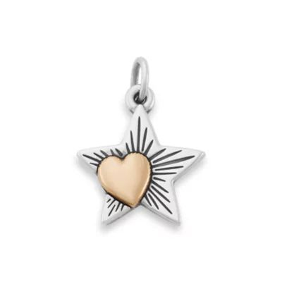 Love in the Stars Charm in Sterling Silver and Bronze