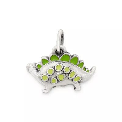 Enamel Dinosaur Charm in Sterling Silver - Image 2