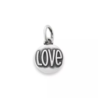 Love You Charm in Sterling Silver