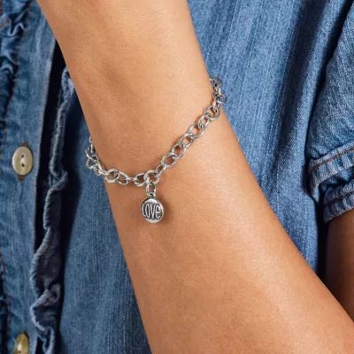 Love You Charm in Sterling Silver - Image 4