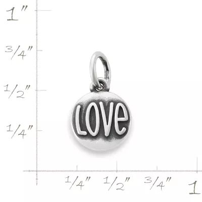Love You Charm in Sterling Silver - Image 5