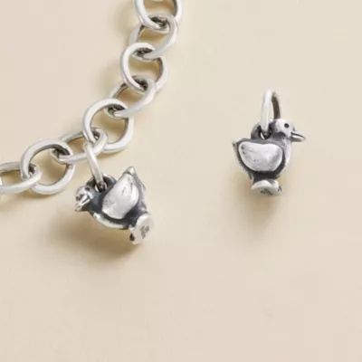 Mini Duck Charm in Sterling Silver - Image 3