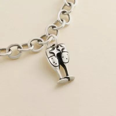 Sparkling Celebration Charm in Sterling Silver - Image 2