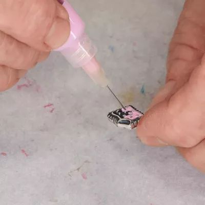 Enamel Frosted Toaster Pastry Charm in Sterling Silver - Image 4