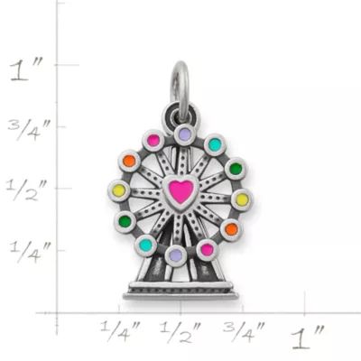 Enamel Ferris Wheel Charm in Sterling Silver - Image 6