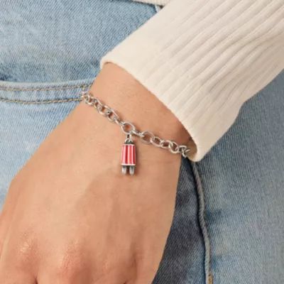 Enamel Popsicle Charm in Sterling Silver - Image 4