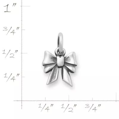 Tiny Bow Charm in Sterling Silver - Image 6