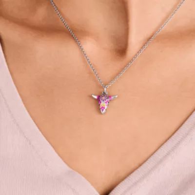 Enamel Desert Bloom Charm in Sterling Silver - Image 3