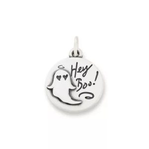 Hey Boo! Charm in Sterling Silver