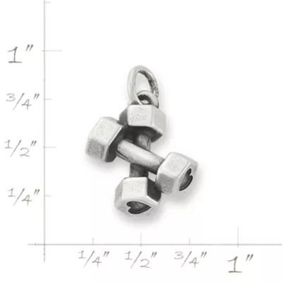 Strong and Fit Charm in Sterling Silver - Image 4