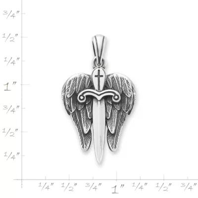 The Lord is My Strength Pendant in Sterling Silver - Image 5