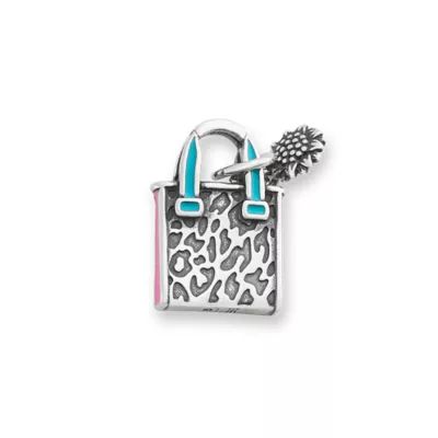 Enamel Consuela Classic Tote Charm in Sterling Silver - Image 2