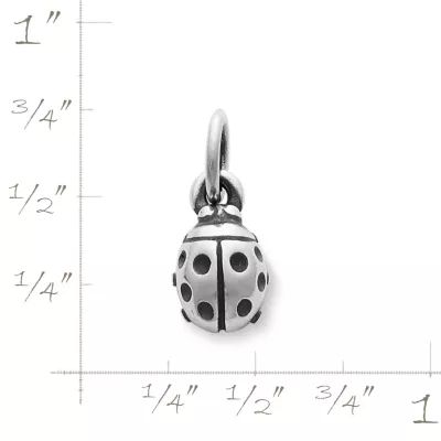 Ladybug Charm in Sterling Silver - Image 2