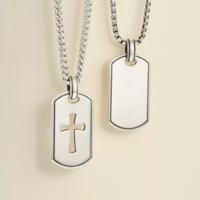 Classic Tag Pendant in Sterling Silver - Image 3