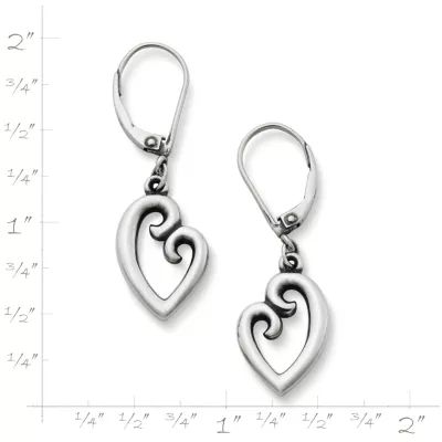 Mother's Love Dangle Earrings in Sterling Silver - Image 3