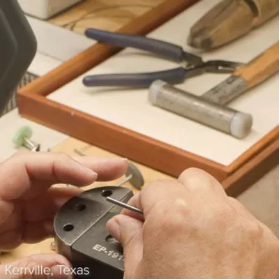 Heart Gemstone Stud Earrings in Sterling Silver - Image 8