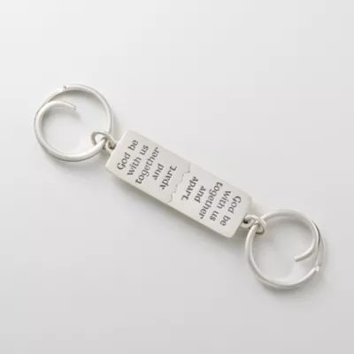 Mizpah Key Chain Set in Sterling Silver - Image 3