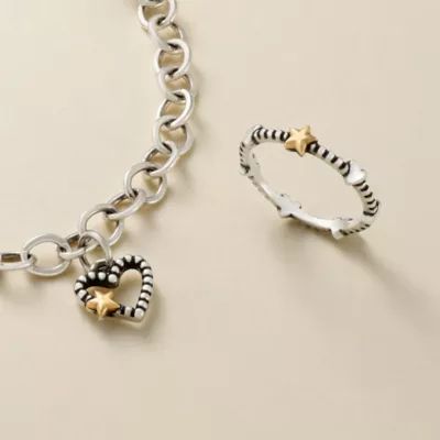 My Shining Star Ring in Sterling Silver and 14K Yellow Gold - Image 3