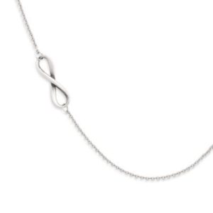 Petite Infinity Necklace in Sterling Silver