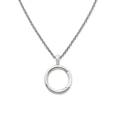 Circlet Changeable Charm Necklace in Sterling Silver