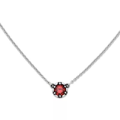 Cherished Birthstone Necklace in Sterling Silver or 14K Yellow Gold