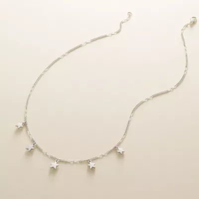 Star Drops Necklace in Sterling Silver - Image 3