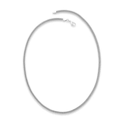 Rectangle Foxtail Necklace in Sterling Silver - Image 2