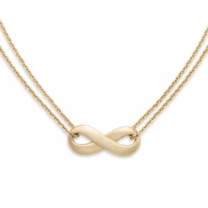 Infinity Necklace in 14K Yellow Gold