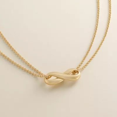 Infinity Necklace in 14K Yellow Gold - Image 3